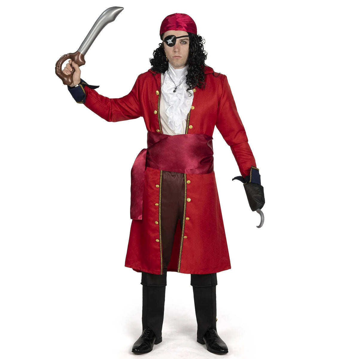 Skeleteen Pirate Captain Gold Hook - Toy Pirates Costume