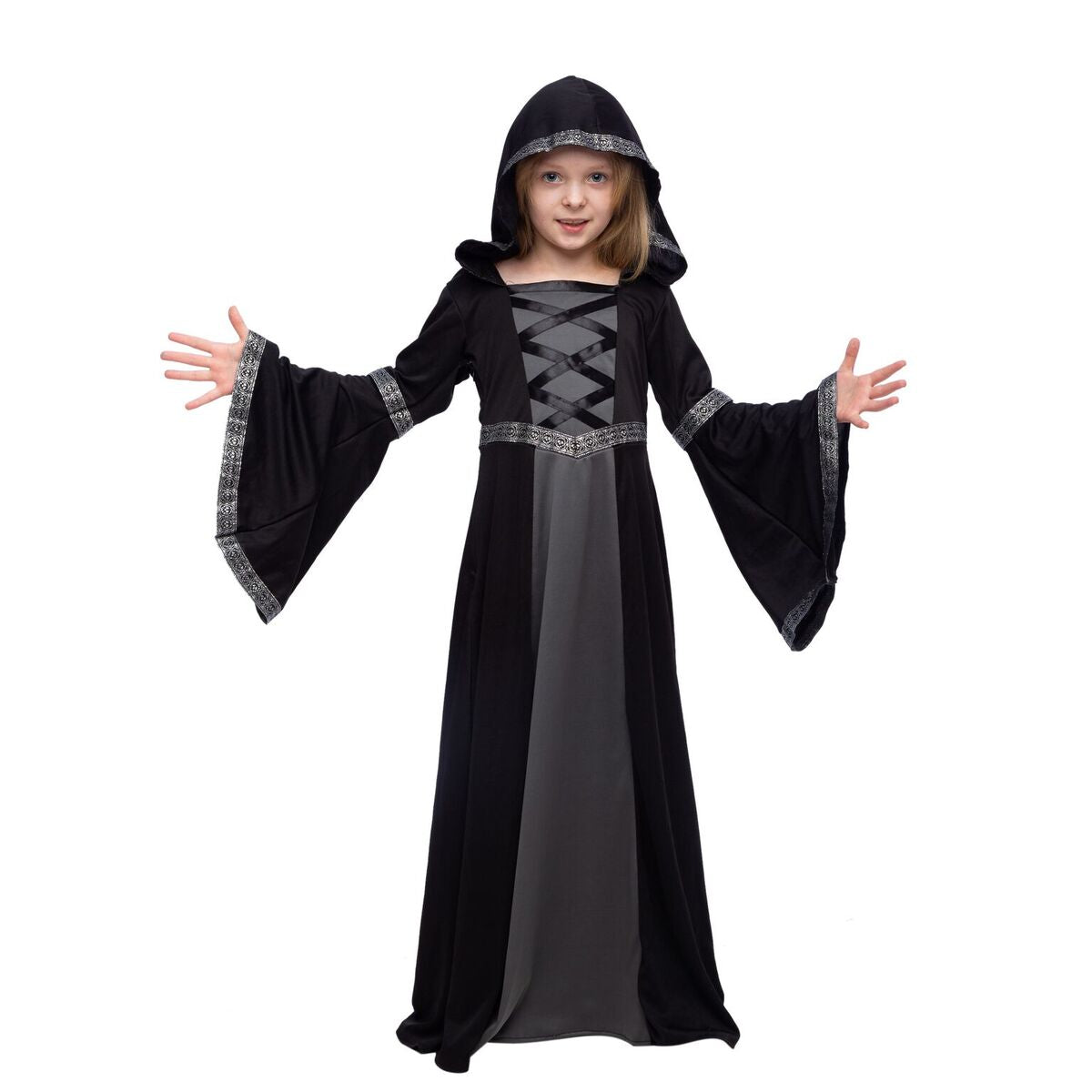 Hooded Robe Costume for Cosplay Fortune Teller, Gypsy, Princess Girls  Role-Playing Party