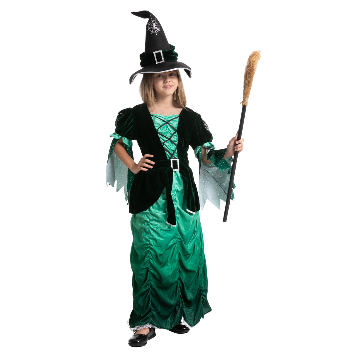 Girl Wicked Green Witch Costume - Spooktacular 