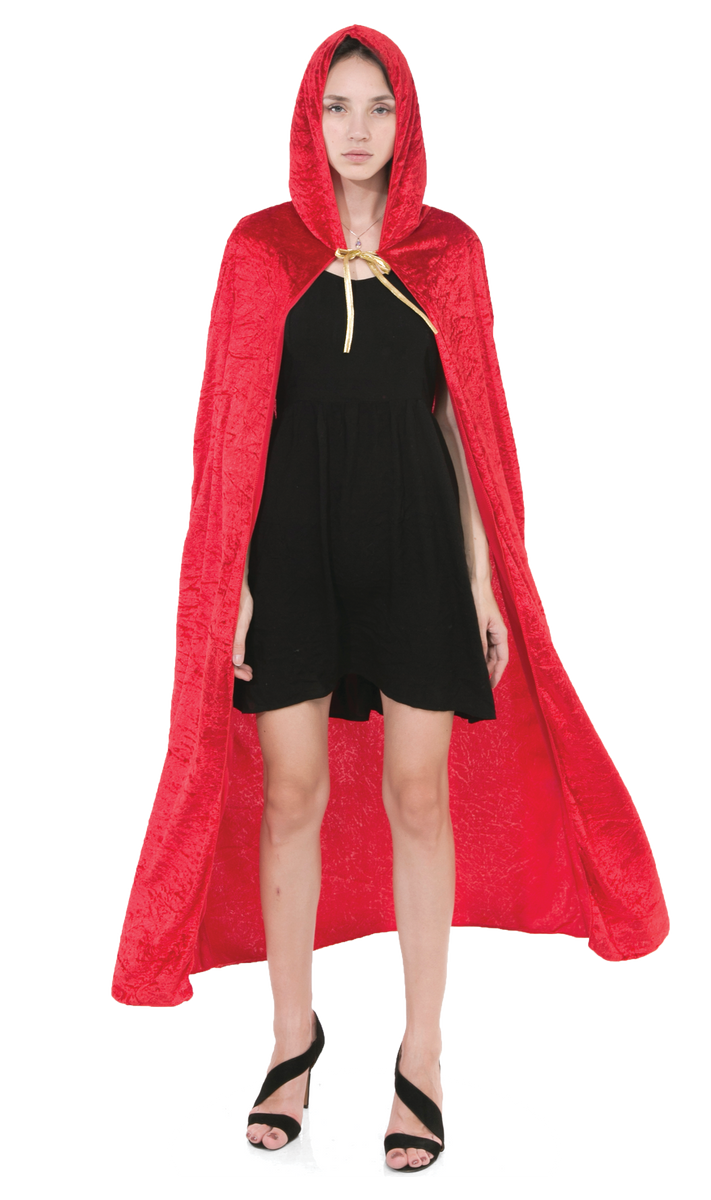 Hooded Velvet Cloak Cape Costume Cosplay Adult Spooktacular Creations 