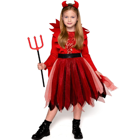 Spooktacular Creations Girl Devil Costume Dress