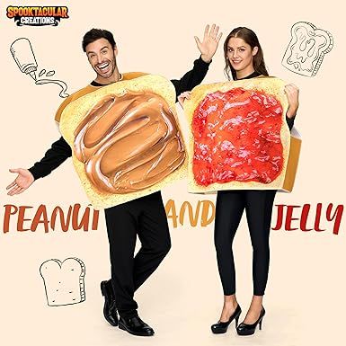 Butter and Jelly Costume Couple Set - Adult