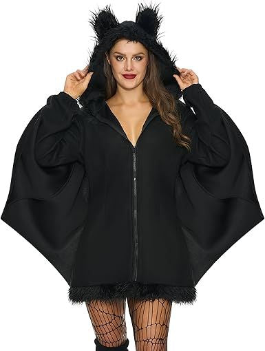 Hoodie Bat Costume - Adult