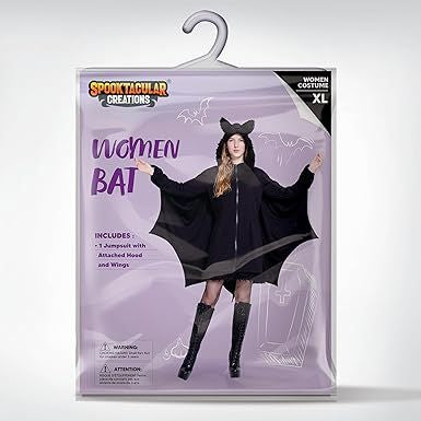 Hoodie Bat Costume - Adult