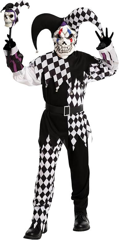 Halloween Clown Kids Costume with Mask