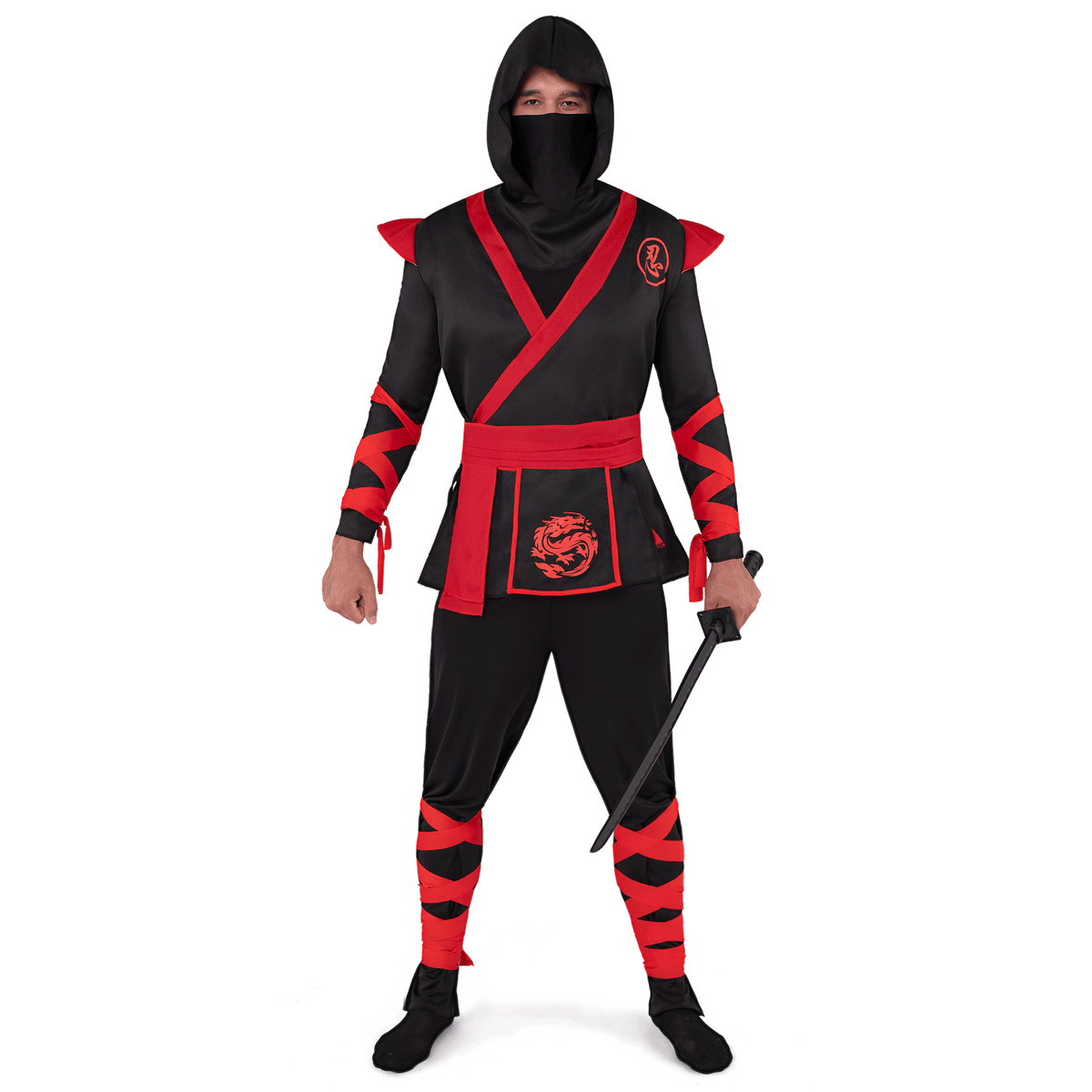 Men Ninja Deluxe Costume for Adult Halloween Dress Up Party ...