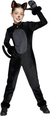 Halloween Black Cat Plush Costume