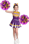 Girl Purple Cheerleader Costume