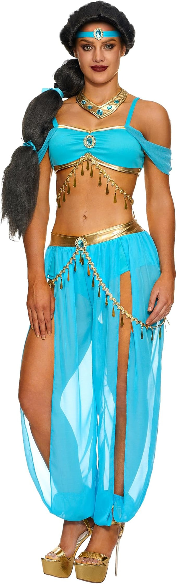 Adult Arabian Princess Costume, Halloween Costume Women