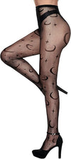 Adult Women Celestial Witch Fishnet Tights