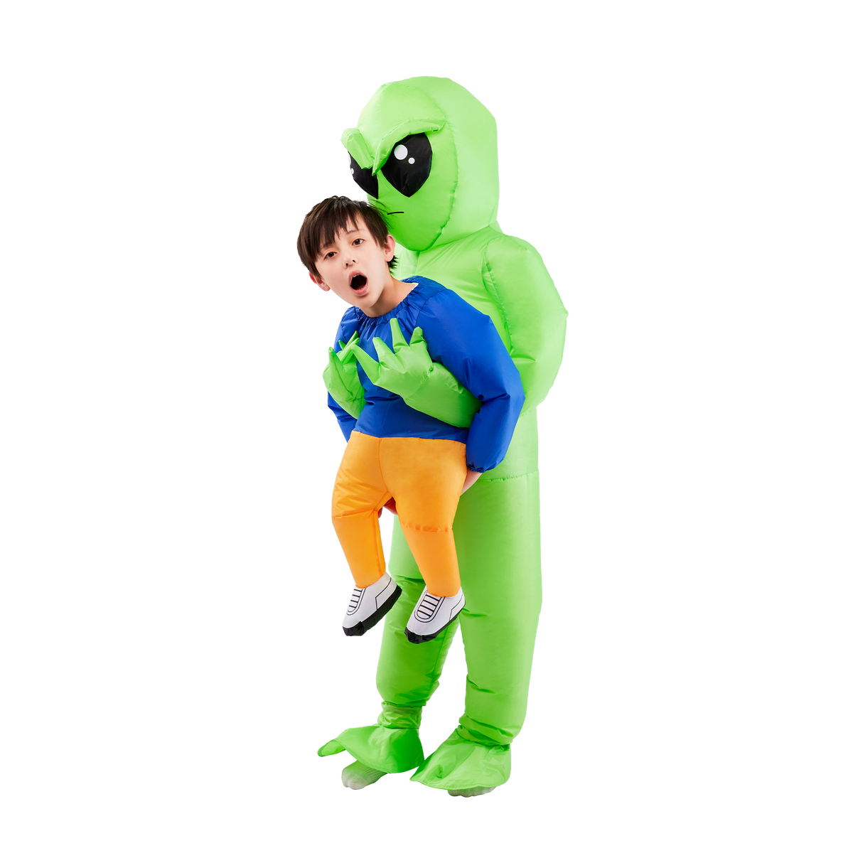 Alien-Ride-On-Kidnaping Inflatable Costume | Spooktacular Creations