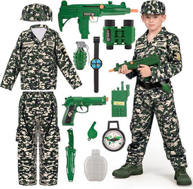 Army Halloween Costume for Boys, Dark Green