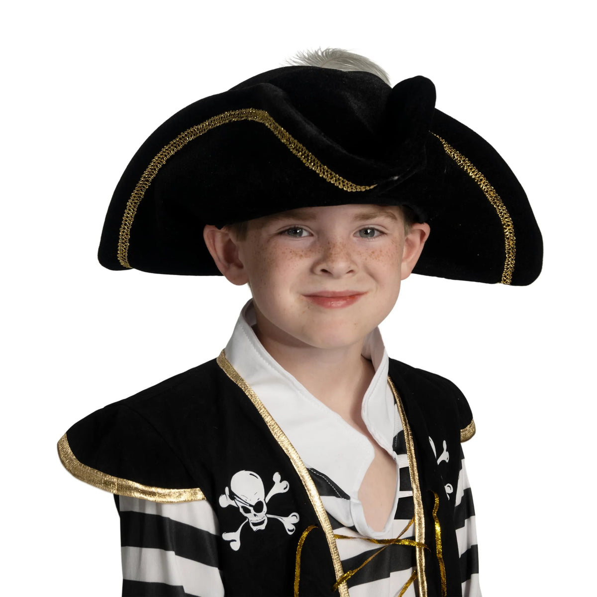 Adult Tricorn Pirate Hat Colonial Style Costume Accessories ...