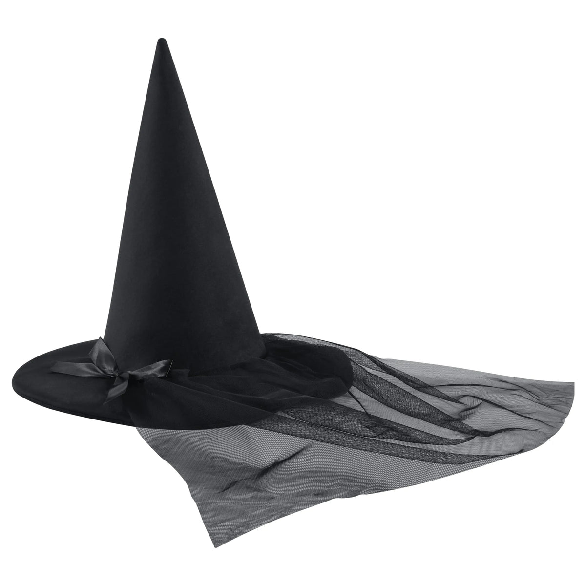 Buckle Witches Hat Veil Witch Hat for Women Halloween | Spooktacular ...