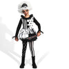 Girls Clown Costume, Killer Clown Costume, Black and White Jester Dress