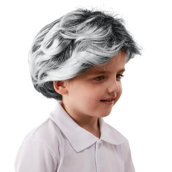 Grey Old Man Wig Halloween Costume Accessory