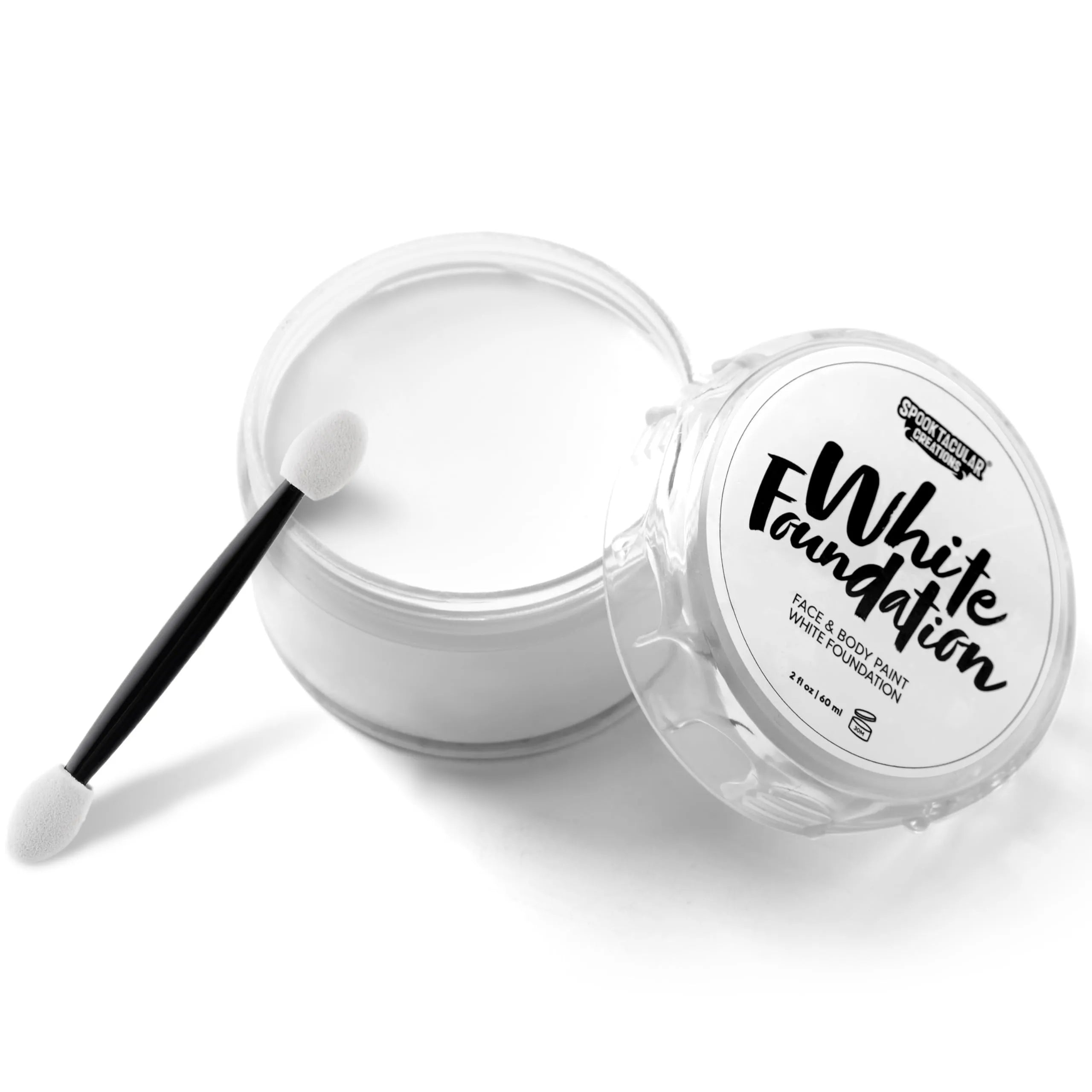 White Body Paint for Halloween - 3.4 Fl.oz. (1 Pc.) - Vibrant &  Easy-to-Apply Costume Makeup, Perfect for Props and Parties