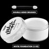 Halloween 2.5 Oz White Waterproof Face Body Paint Makeup Foundation Cream for Adult and Kids