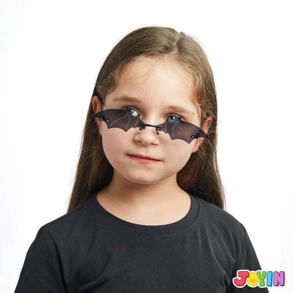 Halloween Bat Sunglasses for Kids Women Men Halloween Party Accessories