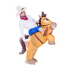 Inflatable Cowboy Riding-a-horse Deluxe Costume Set