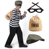 Kids Robber Costume, Burglar Shirt Pants