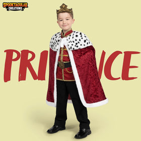 Prince Costume for Boys, Regal Prince Outfit, King Costume