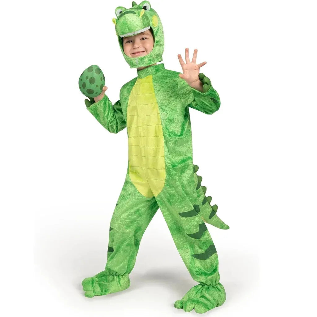 Realistic Light Green T-Rex Costume, Dinosaur Costume with Toy Egg ...