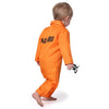 Toddler Unisex Jail Prisoner Costume for Halloween Party