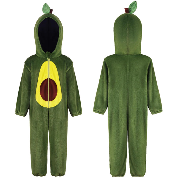 Unisex Baby Avocado Romper Green Fruit One-piece Pajama