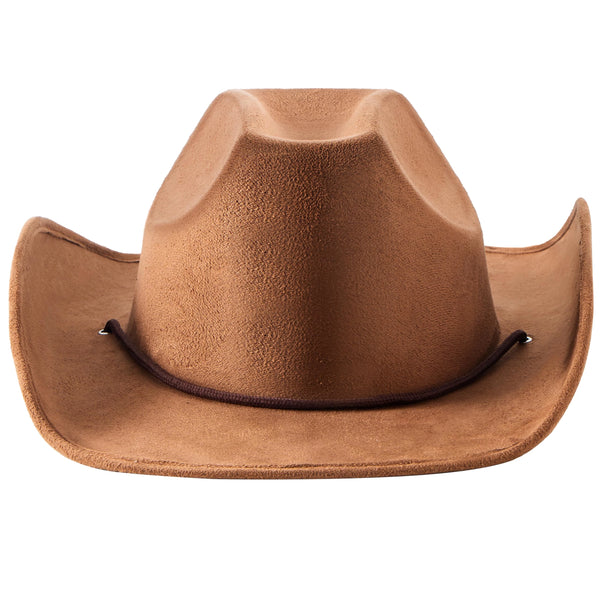 Western Brown Cowboy Halloween Hat for Adults and Kids Accessory