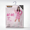 Women Pink Go Gorgeous Dress 70s Costume Set