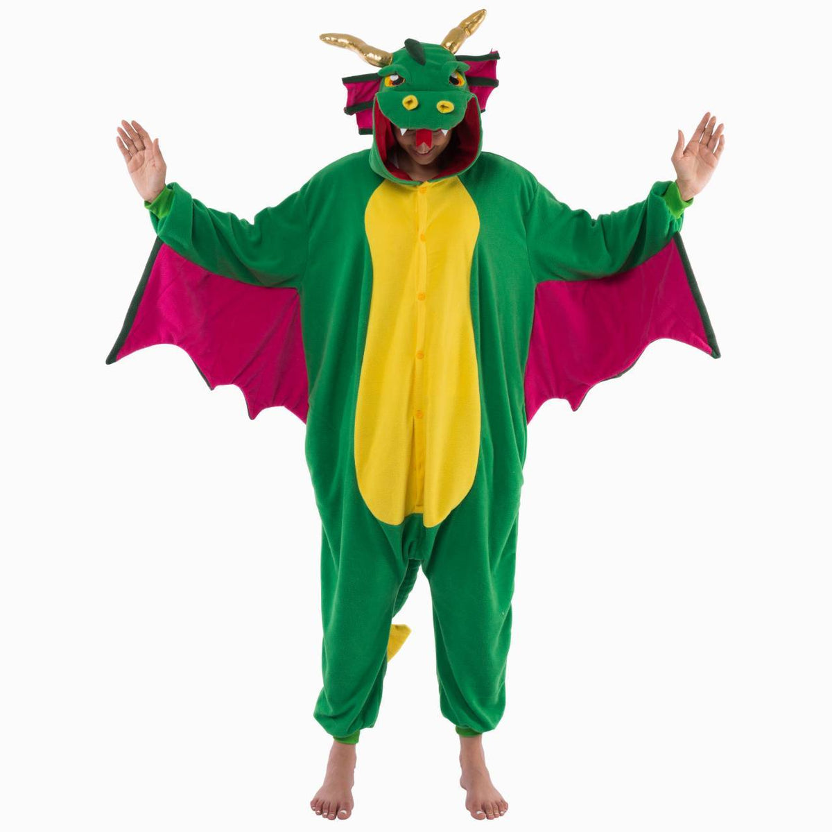 Dragon Onesie Pajama Costume - Adult | Spooktacular Creations