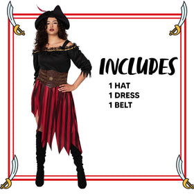 Queen Pirate Costume - Adult