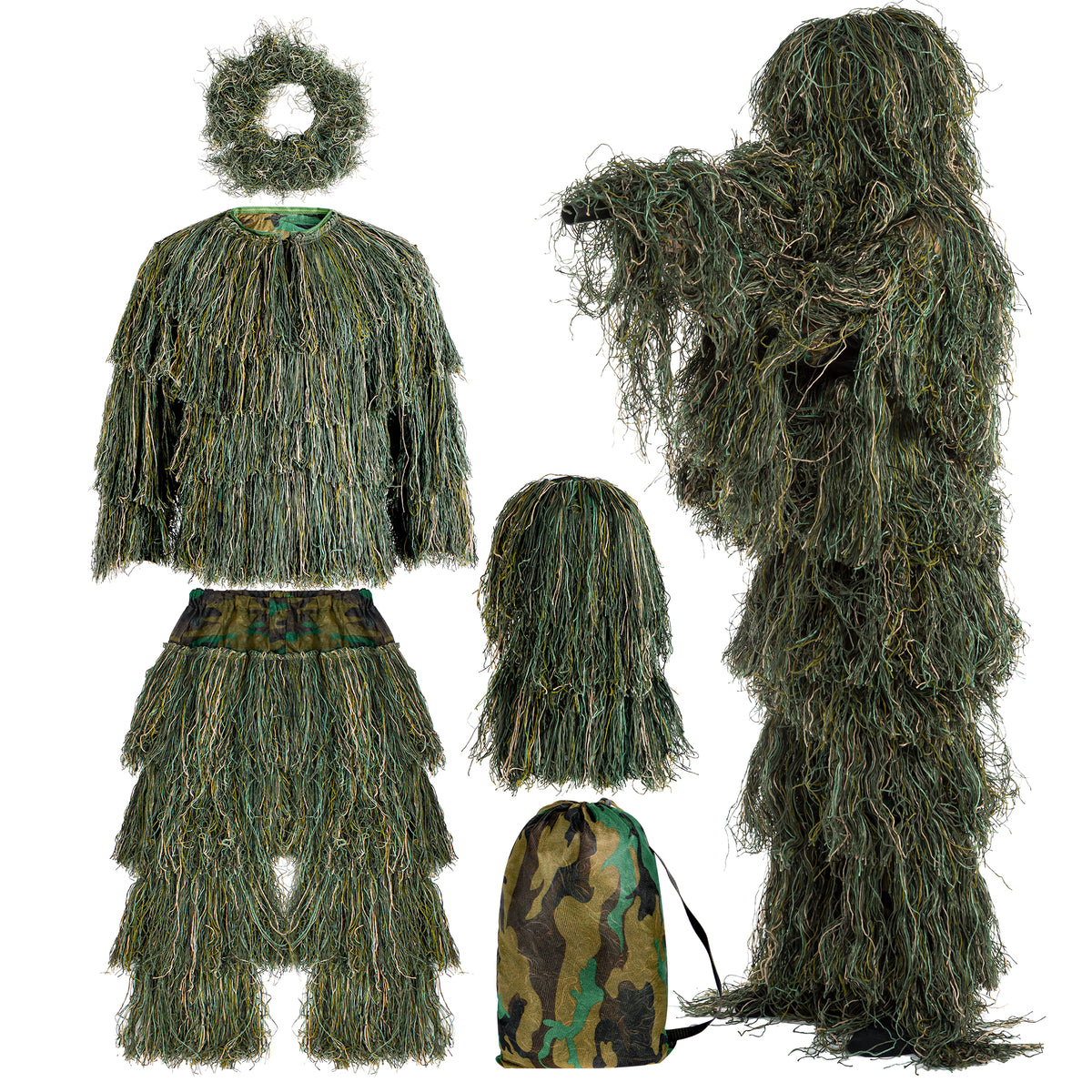 Hunting Ghillie Suit Costume - Adult & Child | Spooktacular Creations