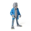 Ragged Werewolf Costume, Blue - Child