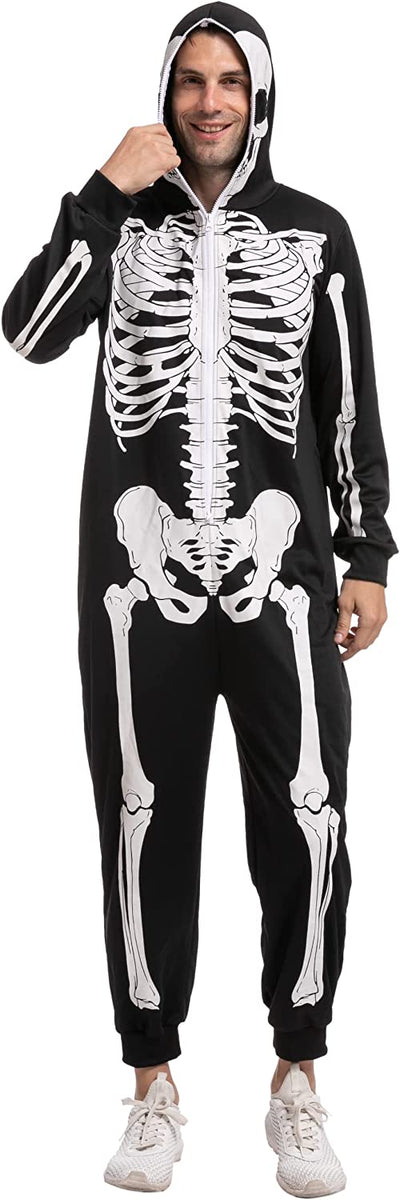 SPOOKTACULAR Men Skeleton Pajama - Adult | Spooktacular Creations