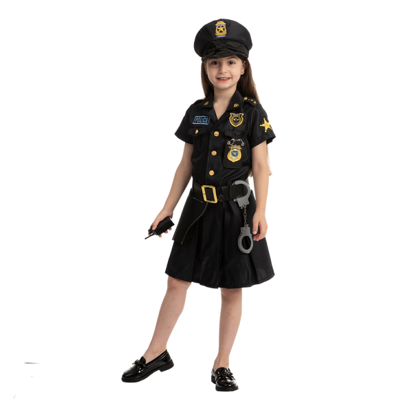 Police Girl Officer Costume - Child