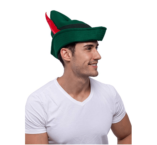 Felt Robin Hood Hats with Feather Cosplay- Adult | Spooktacular Creations