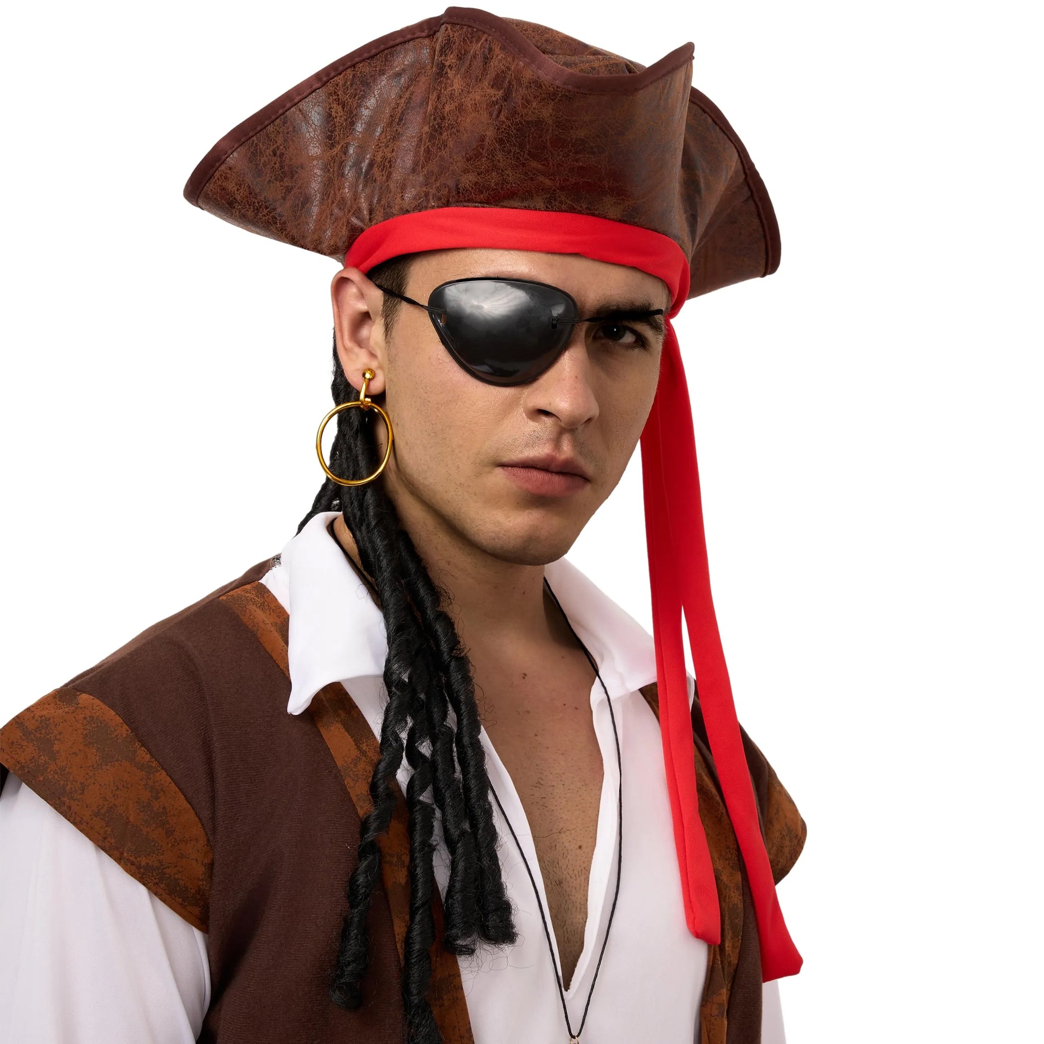 Satin Pirate Eye Patch, Costume accessory for Pirate Party