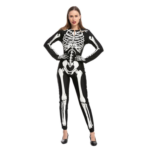 Sexy Glow in the Dark Skeleton Costume