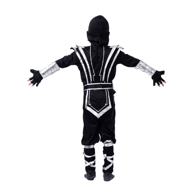 Silver Ninja Costume Set - Child