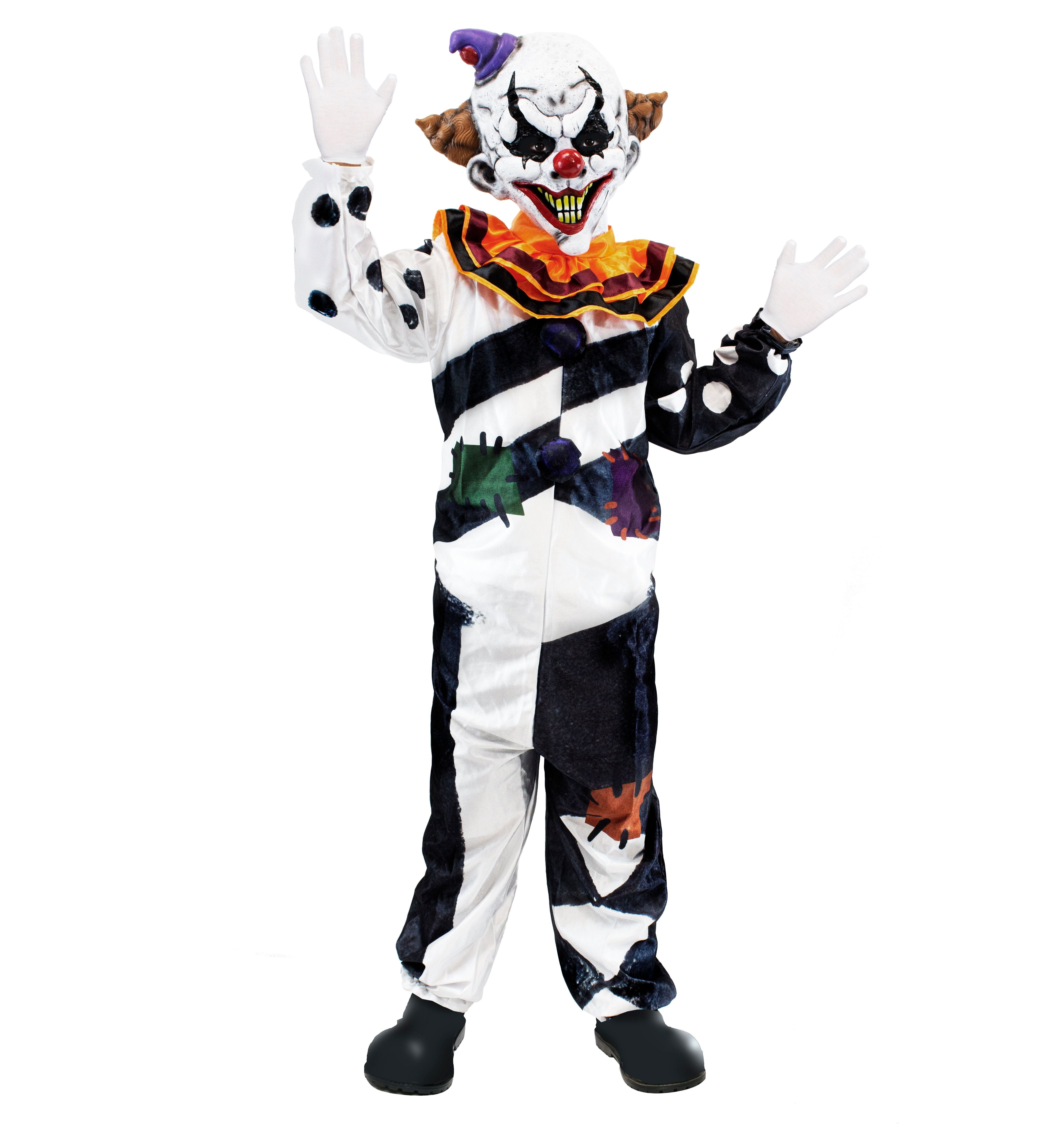 Scary Clown Costume Set Cosplay - Child | Spooktacular Creations